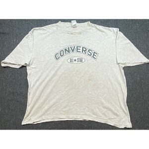 Converse T Shirt 4XL Mens Gray Vintage 90s Murina Distressed Graphic Made In USA